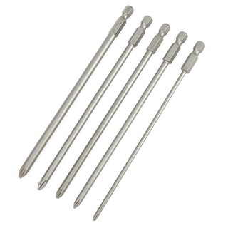 [Fuxin] 5 Mũi tuốc nơ vít điện từ tính dài 1 / 4 Hex 150mm PH1 PH2