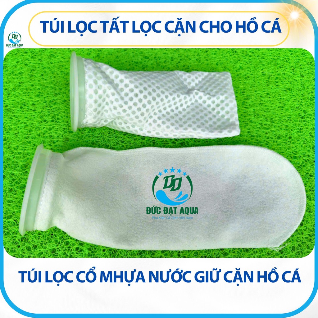 Túi lọc cổ nhựa tất lọc cặn cho hồ cá cảnh, thủy sinh,cá biển thế hệ mới hàng kỹ 8