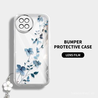 Ốp điện thoại phong cách INS YBD cho ITEL S23 ‎ S665L Tecno Spark 20 pro plus Tecno KJ7 Vỏ silicone trong suốt hình hoa dây leo