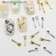 50 Cái Hỗn Hợp Ins Niche Bộ Đồ Ăn Dòng Thìa Nĩa Móng Tay 3D Kim Loại Khuôn Làm Móng Tay Trang Trí Móng Tay DIY Nail Art Charm Phụ Kiện [vn]