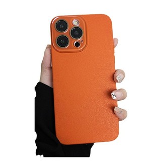 Tương thích với iPhone 15 Pro Max, vỏ điện thoại họa tiết litchi, cảm giác da, lỗ chính xác, vỏ bảo vệ cứng cho Apple 16, hàng hóa tại chỗ 14