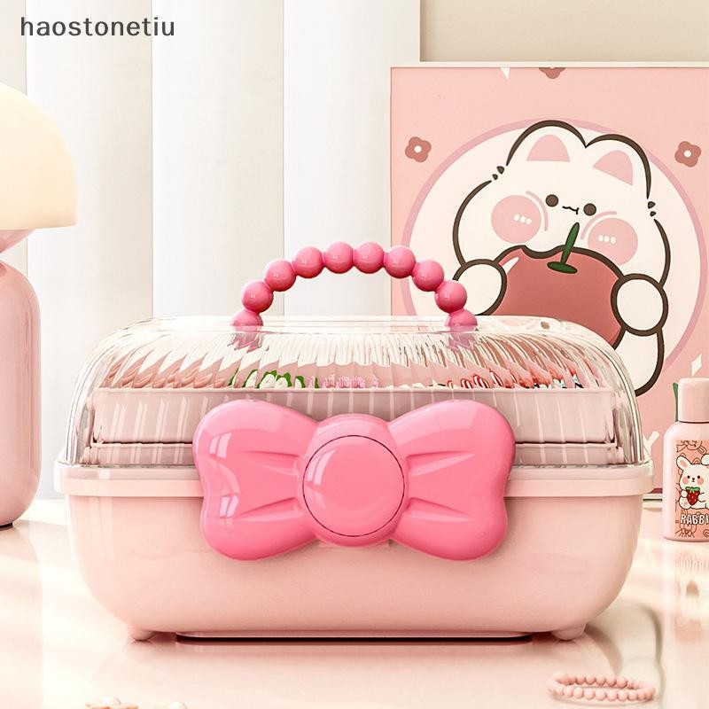 Kẹp Tóc Nhiều Lớp Dễ Thương Cho Trẻ Em - Hộp Organize & Bảo Quản Phụ Kiện Tóc