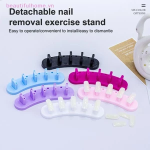 3 Cái Rất Nhiều Đầu Móng Tay Giả Nghệ Thuật Thực Hành Hiển Thị Đứng Dụng Cụ Và 10 Đầu Móng Tay Giả Bộ Dụng Cụ Làm Móng Tay Nghệ Thuật [Làm Đẹp]