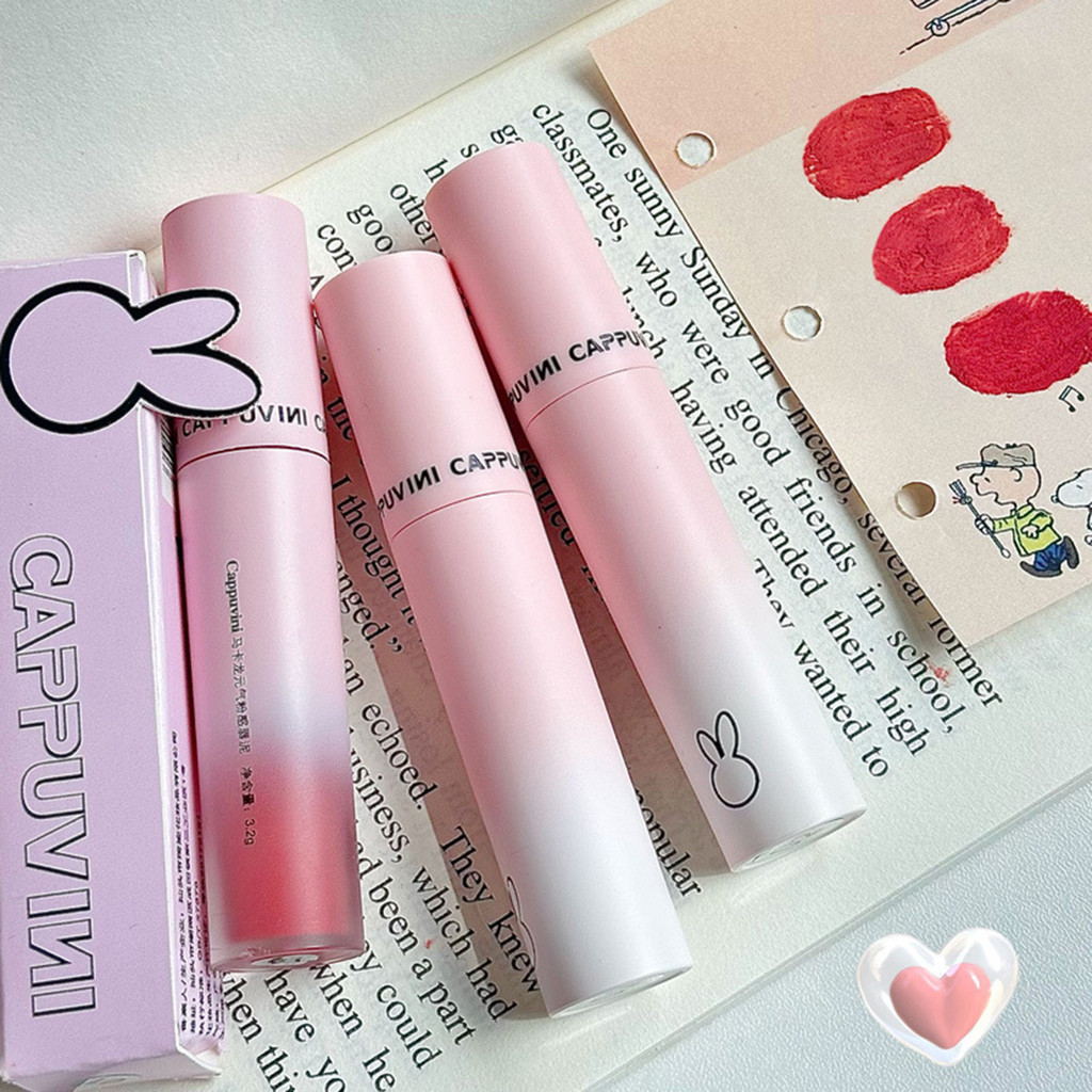 Son môi Velvet Matte Lip Glaze Bảo hiểm toàn diện Màu sắc sắc tố cao