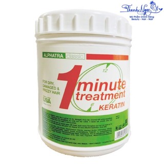 Kem ủ tóc 1 Phút Alphatra Classic 1 Minute Treatment with Keratin 1500gr [ TN ]