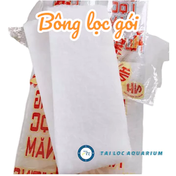 Vật liệu lọc nước: Bông lọc gói 70x13 (cm) - bông lọc trắng - lọc cặn bẩn cho bể cá, bể thủy sinh
