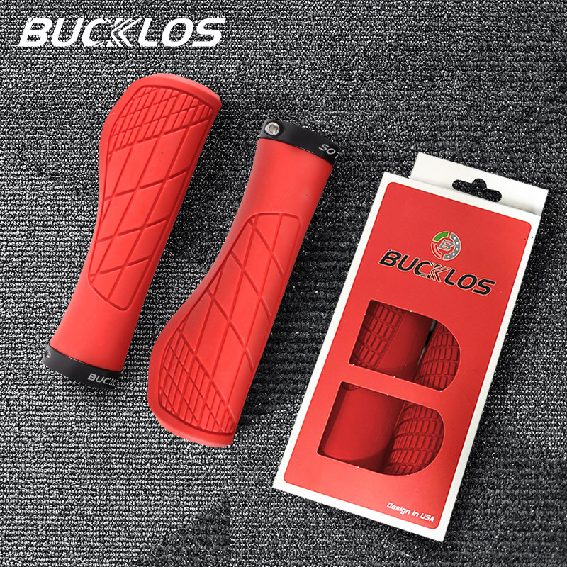 Bucklos Tay Cầm Silicon Chống Trơn Trượt Chống Sốc Hấp Thụ Cầm Siêu Nhẹ Thoải Mái Xe Đạp Tay Cầm Đa Năng