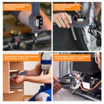 Bộ tuốc nơ vít mô-men xoắn kỹ thuật số 7.08-70.8 in-lb, 1 / 4 ” Độ chính xác cao có thể điều chỉnh mô-men xoắn chống trượt Tay cầm mũi khoan từ tính — ảnh 4