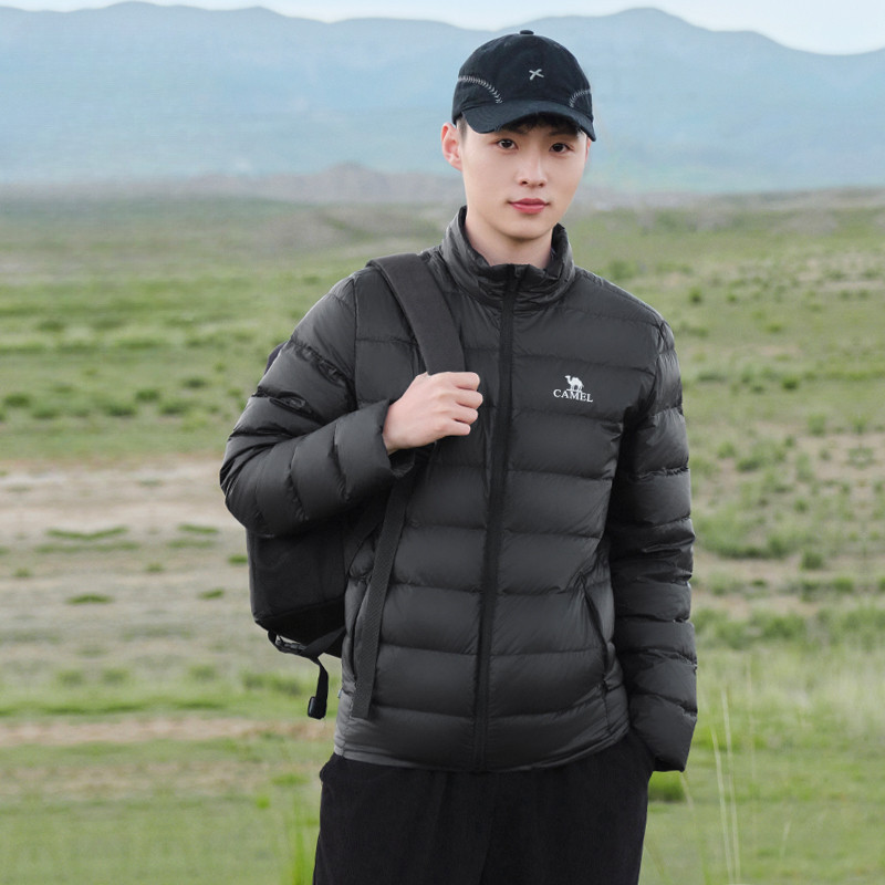Ảnh Áo khoác CAMEL CROWN Light Down dành cho nam và nữ Cổ đứng Slim Fit Áo khoác dày ấm áp 4