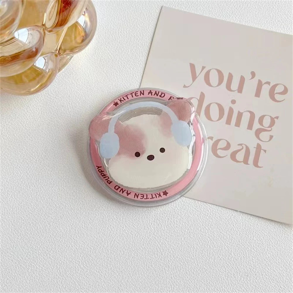 Hoạt Hình Dễ Thương Nghe Nhạc Mèo Cho Điện Thoại Từ Tính Griptok Giá Đỡ Điện Thoại Đa Năng Vòng Điện Thoại Grip Tok Cho IPhone Samsung