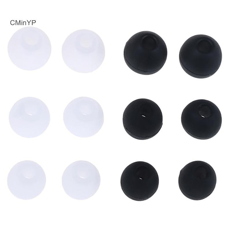Cminyp 6 Cặp / 2 * (S + M + L) Miếng đệm tai bằng cao su silicon Miếng đệm tai nghe nhét tai đa năng Tai nghe thay thế Tai nghe nhét tai Đệm vinh quang