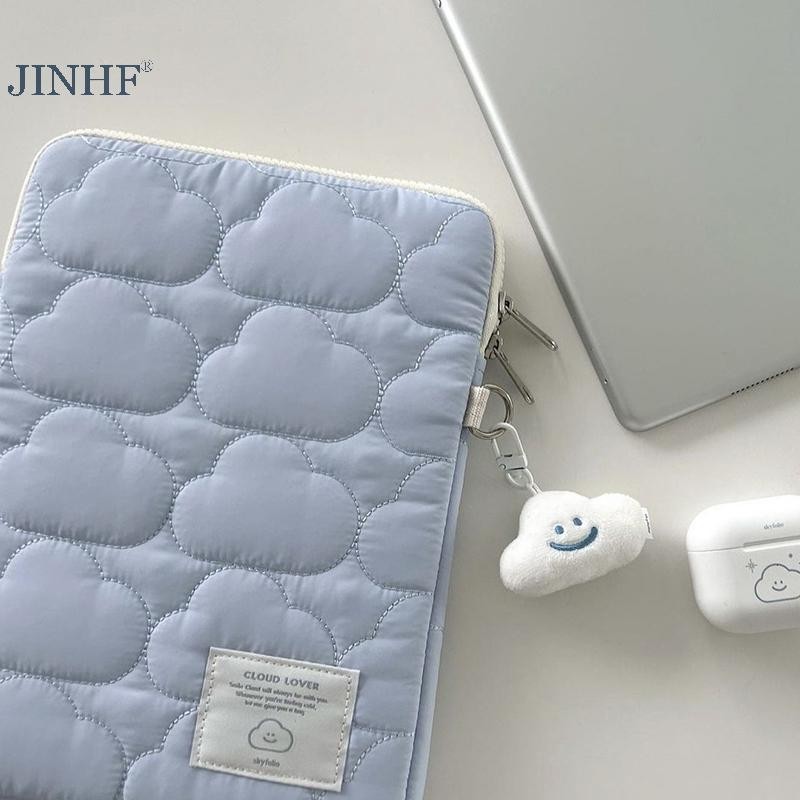 Jinhf Đám Mây Dễ Thương Túi Laptop Chống Sốc Túi Máy Tính Bảng Bảo Vệ Túi Laptop Nữ HOT