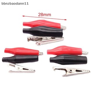[BBNZDD] 12 Chiếc 28MM Đen Đỏ Xanh Đen Vàng Nhựa Mềm Phủ Tesg Đầu Dò Cá Sấu Kẹp Kiểm Tra BVAH