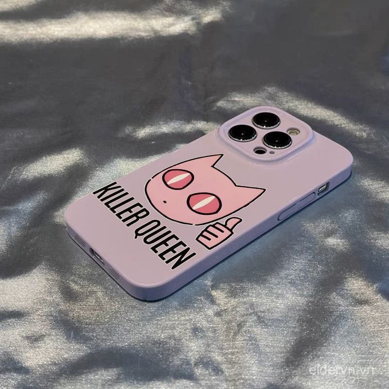 Ốp điện thoại di động JOJO Nữ Hoàng sát thủ dùng cho IPhone 16 ProMax 11 13 14 15 12 PRO 7 8 plus 14 15 16 PLUS XR XR XR XSMAX SE BOKI QYJS Ốp Cứng chống rơi Ốp bảo vệ DOND