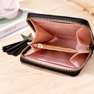 Deyangk Ví Nhỏ Nữ Ví sel Dây Kéo Ngắn Da Dễ Thương Ví Đựng Tiền Xu VN