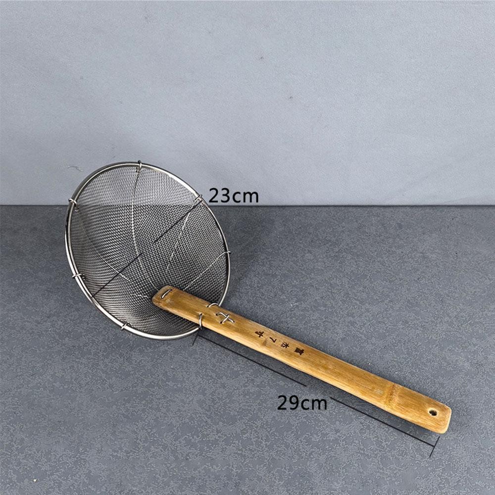 JiKK Lưới Lọc, Dụng Cụ Skimmer Muỗng Lọc Đa Năng, Dụng Cụ Nhà Bếp Inox Sàng Bánh Bao