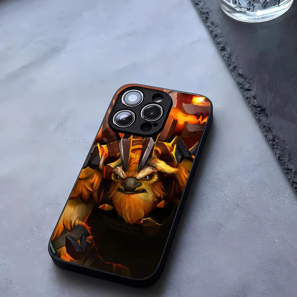 BK-2 D-Dota 2 Ốp Điện Thoại Kính Cường Lực Cho iPhone 13 14 16 12 17,15 11 Pro XS Max Plus Mini X XR SE2020 Coque