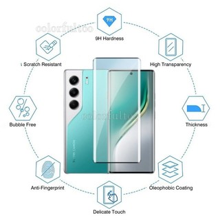 Camon50Ultra 2 TRONG 1 Bảo Vệ Màn Hình Cho Tecno Camon 40 Pro 40Pro Camon40 Camon40Pro Camon50Pro 4G 5G 9H Full Cover Kính Cường Lực Bảo Vệ Ống Kính Máy Ảnh Phim Bảo Vệ Màn Hình