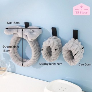 Bộ Băng Đô Cotton Đeo Đầu & Tay – Tiện Lợi Khi Rửa Mặt