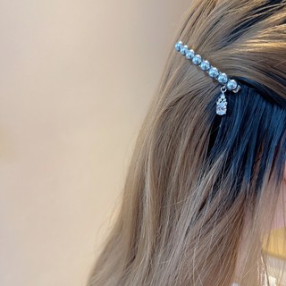 Phụ Kiện Tóc Hàn Quốc Ngọc Trai Kẹp Tóc Bên Kẹp Mùa Xuân Kẹp Sang Trọng Zircon Giọt Nước Tua Rua Kẹp Phẳng Cảm Giác Cao Cấp 27SC465