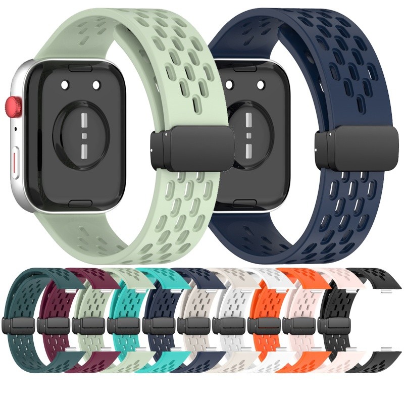 Dành Cho Huawei WATCH FIT 3 4 5 Pro Dây Đeo Từ Tính Nhiều Màu Sắc Thay Thế Thể Thao Mềm Dây Đeo Tay Vòng Tay Huawei WATCH FIT3 FIT4 FIT5 Pro