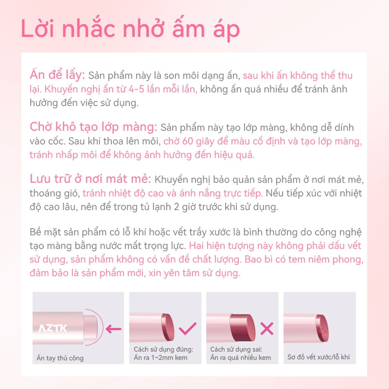 Mặt nạ thạch môi hình sóng nước giảm cân Aztk, sản phẩm chính hãng, đảm bảo VMJD