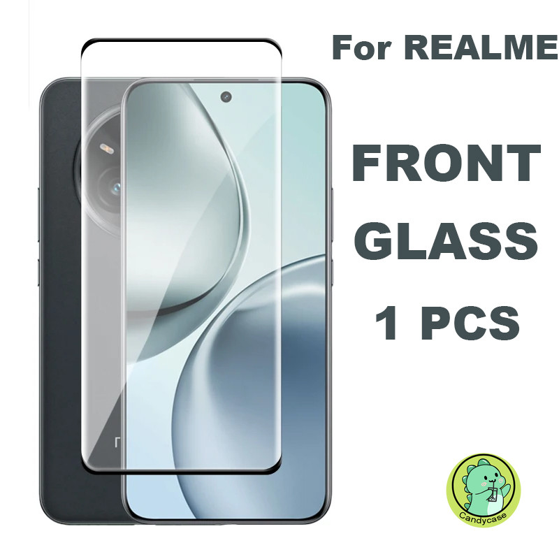 Kính cường lực toàn diện 9D cho Realme 14 14X 13 12 11 10 9 Pro Plus 12X 12 + Lite 8 7 6 5 Pro 9i 10s 8s 8i 7i Global 6s 5s 5i 6i 5G 4G Phim bảo vệ màn hình sang trọng
