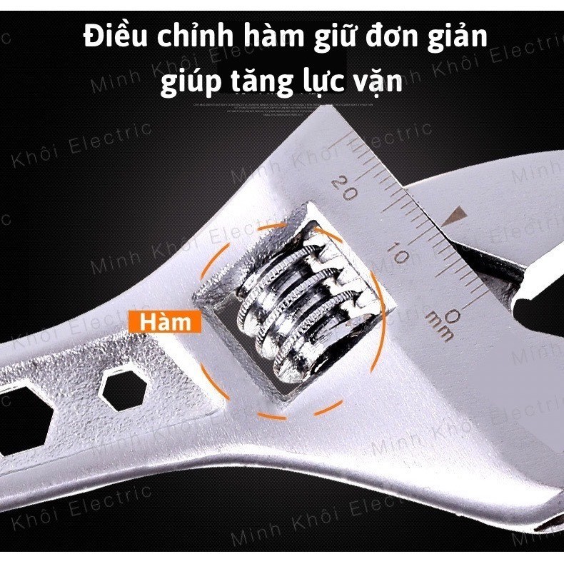 Mỏ lết Linbon tay dạ bọc cao su,cờ lê Linbon đa năng, mỏ lết công nghiệp,cờ lê thông minh, cà lêLinb,co le Linbon,mo let