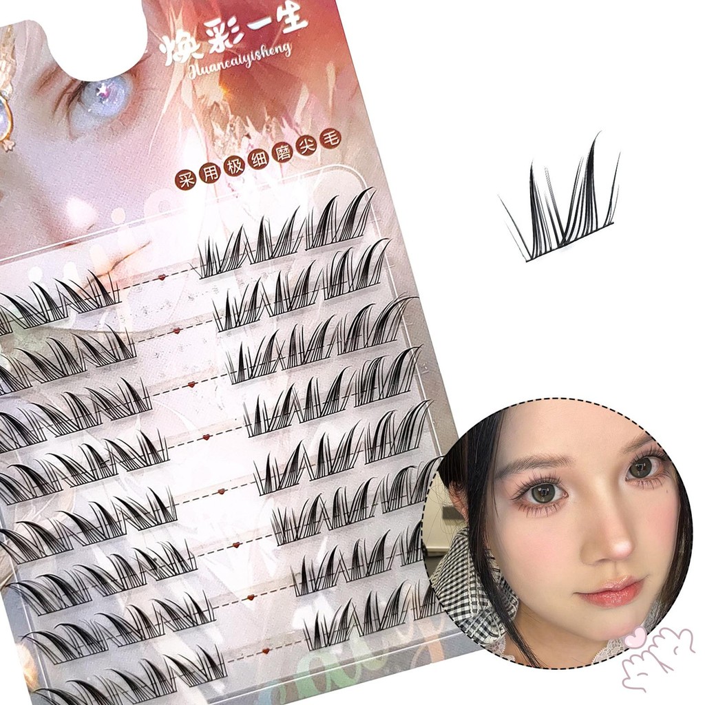Hiệu ứng 3D Lông mi cá nhân Manga Lông mi tự dính Lựa chọn tiết kiệm thời gian cho người mới bắt đầu