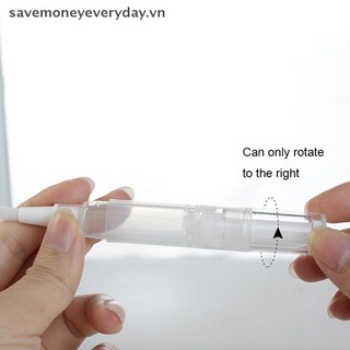 [savemoneyeveryday] Bút xoắn rỗng có bàn chải Chai đựng mỹ phẩm Ống sơn móng tay [vn]