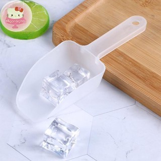 Moonlights Nhựa Xẻng Đá Bột Thực Phẩm Kẹo Kem Muỗng Tráng Miệng Xẻng Cơm Nhà Bếp Mờ Dày Đa Năng Xẻng EN