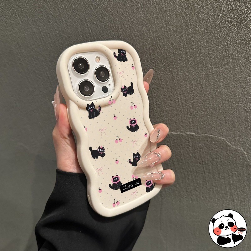 Ốp Điện Thoại Sóng 3D Cho Honor X8C X9C X7C X9A X9B X8A X8B X8 X7A X7 X7B X6A X6S 5G 4G Ốp Lưng Hoạt Hình Dễ Thương Mèo Mềm Vỏ Chống Sốc Đơn Giản