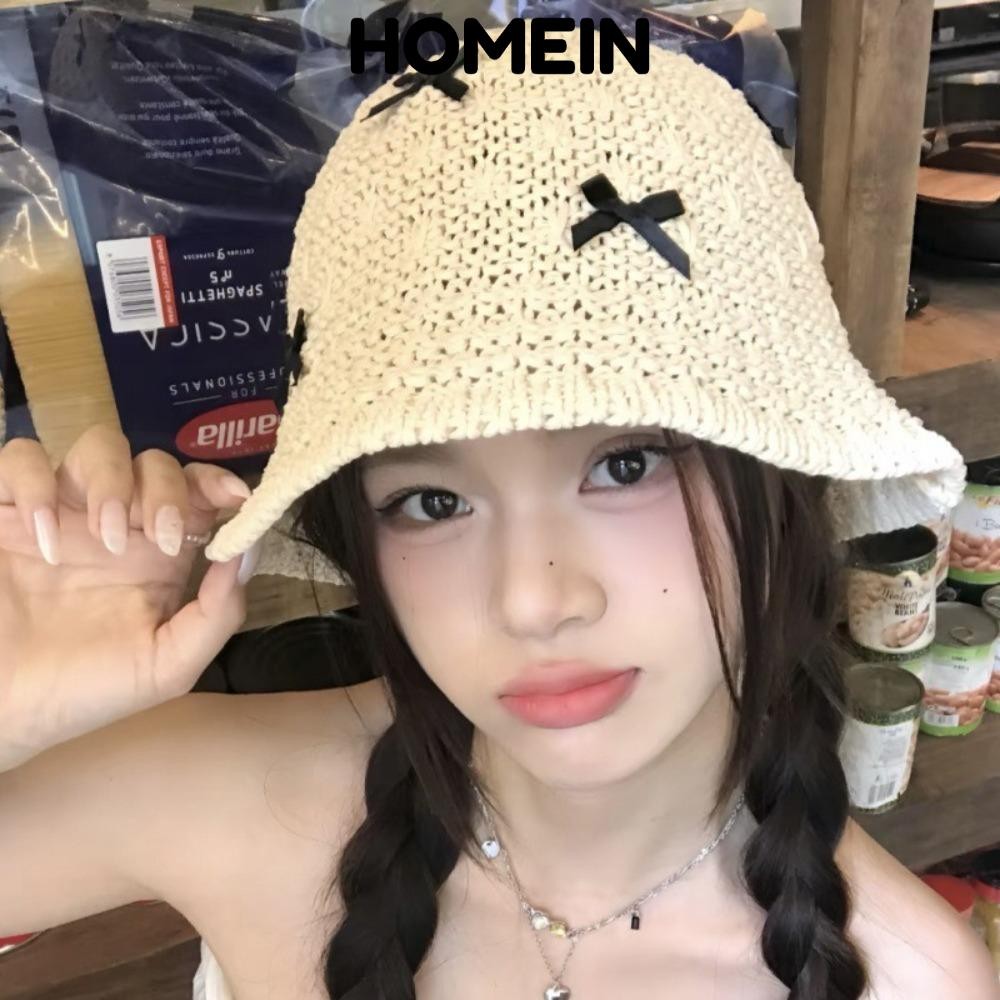 Mũ Rơm Đi Biển HOMEIN, Mũ Xô Hàn Quốc Dệt Thoáng Khí, Thời Trang Panama ...