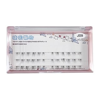 Lông mi dưới nhẹ với thân trong suốt phân đoạn