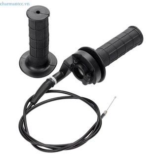 Charmantcc1 Thanh kẹp tay ga và cáp ga thay thế cho xe đạp địa hình 50cc-250cc