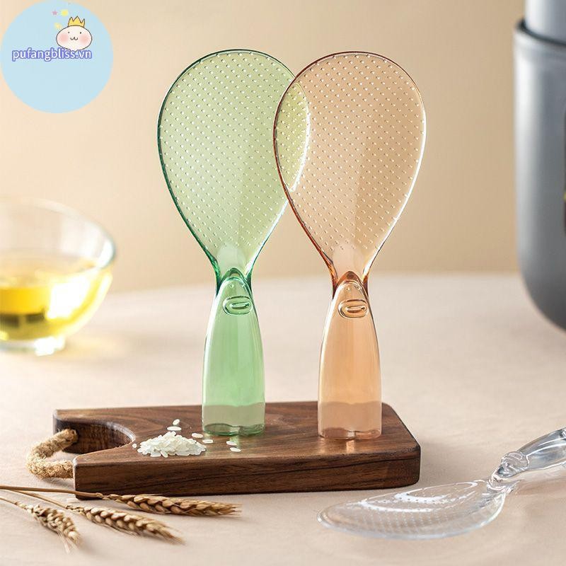 Pufangbliss 1 Thìa Cơm Đứng Chống Dính Chất Liệu PC Hộ Gia Đình Điện Cơm Nấu Muỗng Xẻng Cơm Dụng Cụ Nhà Bếp Phụ Kiện VN