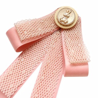 Phụ Nữ Ren Hồng Nơ Kim Cương Giả Nơ Thắt Nơ Ngọt Ngào Pre-Tied Cổ Phụ Kiện