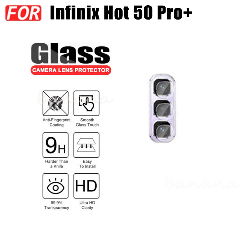Ốp điện thoại trong suốt bằng silicon mềm TPU 3 trong 1 Infinix Hot 50 Pro + 4G có Camera bảo vệ mặt sau Infinix Note 40 Pro + Kính cường lực + Phim mặt sau