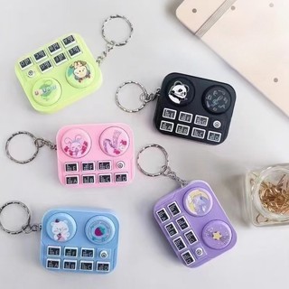 Sáng Tạo Máy DJ Âm Nhạc Móc Khóa Đồ Chơi Ngộ nghĩnh Âm Thanh Dạ Quang Giải Nén Đồ Chơi Âm Nhạc Móc Khóa Mặt Dây Chuyền Cho Túi Trang Trí