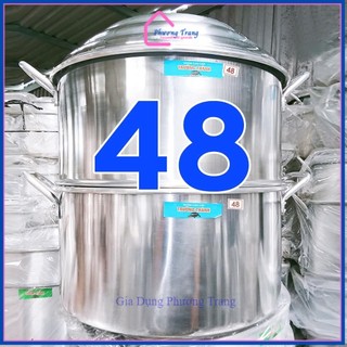 [CHÍNH HÃNG] CHÕ HẤP ĐỒ XÔI NHÔM SIZE 48cm TRƯỜNG THÀNH CAO CẤP HẤP 25KG GẠO, LOẠI 1 DÀY
