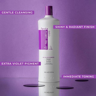 Dầu gội khử sắc tố vàng Fanola No Yellow Shampoo 1000ml (new) [ TN ]
