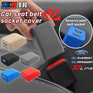 Đa Năng Ford Dây An Toàn Ô Tô Ổ Cắm Vỏ Bảo Vệ Silicon An Toàn Ô Tô Dây An Toàn Khóa Chống Trầy Xước Dành Cho Xe Ford Fiesta Ranger Ecosport Focus Everest Mustang Escape