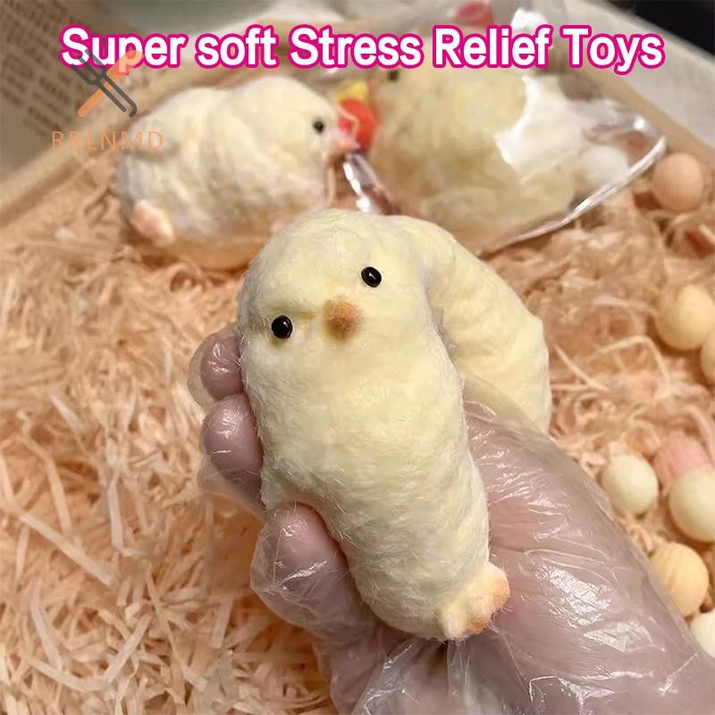 Rrlnmd Squishy Gà Hamster Hamster Dễ Thương Taba Gà Con Bóp Squishy Chicks, Đồ Chơi Fidget Squishy Mềm, Đồ Chơi Deion Rebound Chậm MỚI