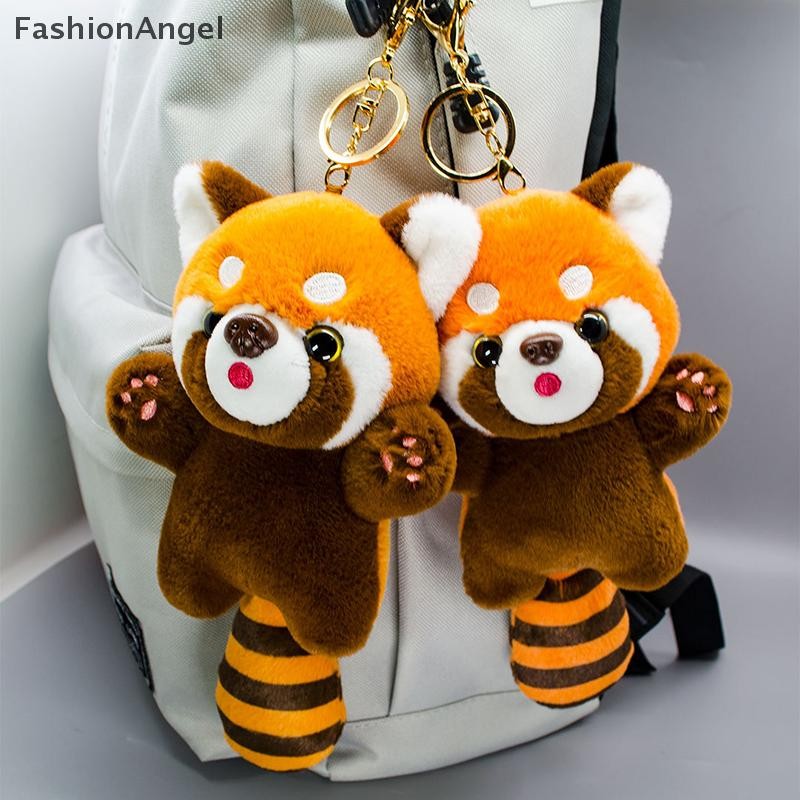 FashionAngel 2024 12CM Nhỏ Gấu Trúc Sang Trọng Móc Khóa Ngày Lễ Quà Tặng Sang Trọng Động Vật Ba Lô Mặt Dây Chuyền Vườn Thú Lưu Niệm Búp Bê Dễ Thương Mori Động Vật VN