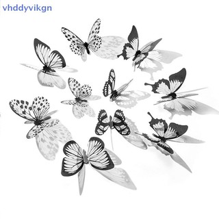 Vhd 18 Cái / bộ Đen Trắng Pha Lê Dán Tường Nghệ Thuật Đẹp Decal Trang Trí Nhà Cửa Cho Tủ Lạnh Phòng Trẻ Em VN