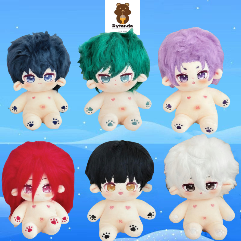 Blue LOCK Đồ Chơi Sang Trọng 20cm Quần Áo Búp Bê Cotton Love and Deepspace Blue Lock Isagi Yoichi Plushie Búp Bê Mềm Mại Đồ Chơi Cho Bé Trang Trí Phòng Ngủ Bé Gái Quà Tặng Năm Mới Quà Tặng Sinh Nhật