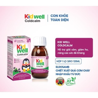 Siro giảm ho - giải cảm cho bé Kid Well ColdCalm lọ 120ml