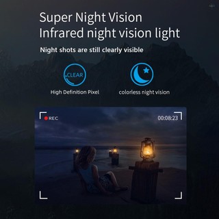 Camera thân 1080P có ghi âm và quay Video Camera Video Mini có thể đeo được với 180° Kẹp lưng ống kính xoay Giá đỡ xe đạp để thực thi pháp luật Giao hàng Du lịch cá nhân