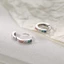 S925 Bạc Nhiều Màu Sắc Bông Tai Kim Cương Thời Trang Đơn Giản Quà Tặng Trang Sức Unisex
