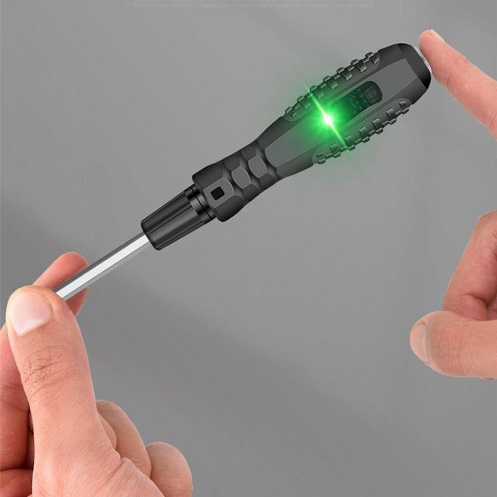 Bút thử điện SIMPLEAID, Tua vít cảm ứng thông minh 2 trong 1, Từ di động / Chữ thập Dụng cụ thợ điện có thể tháo rời đa chức năng Hộ gia đình